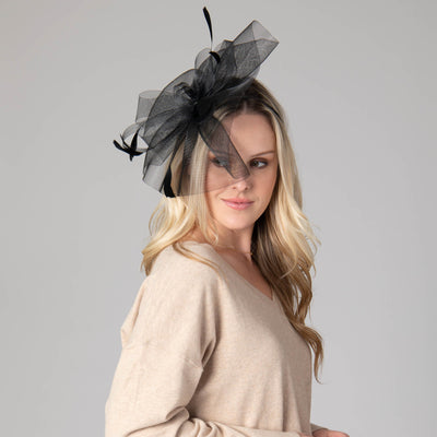 Women's Organza Fascinator Headband-DRESS-San Diego Hat Company