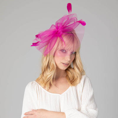 Women's Organza Fascinator Headband-DRESS-San Diego Hat Company