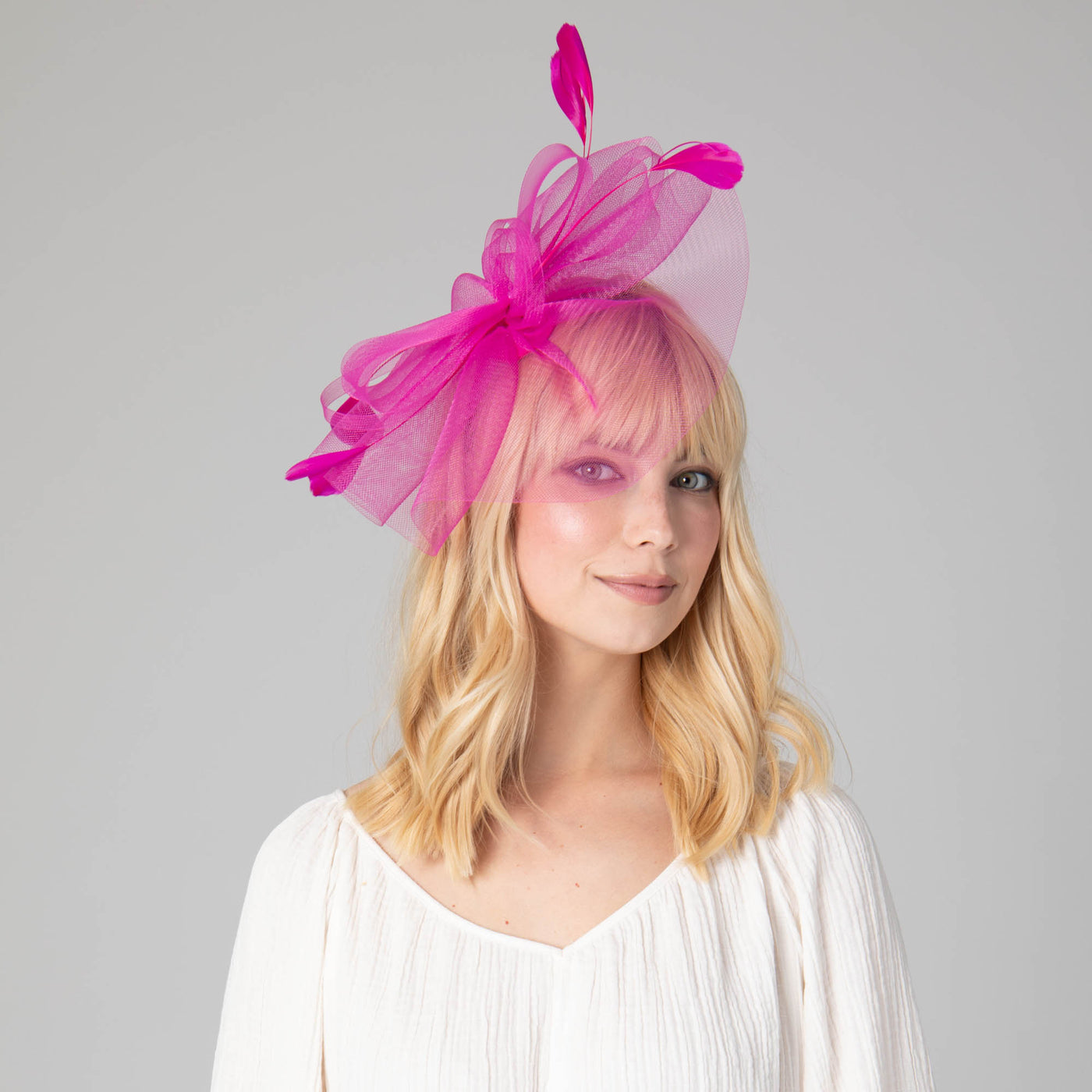 Women's Organza Fascinator Headband-DRESS-San Diego Hat Company