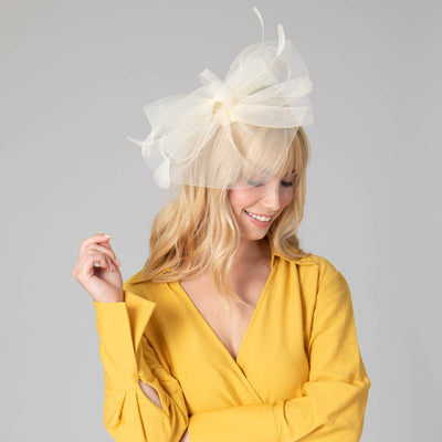 Women's Organza Fascinator Headband-DRESS-San Diego Hat Company