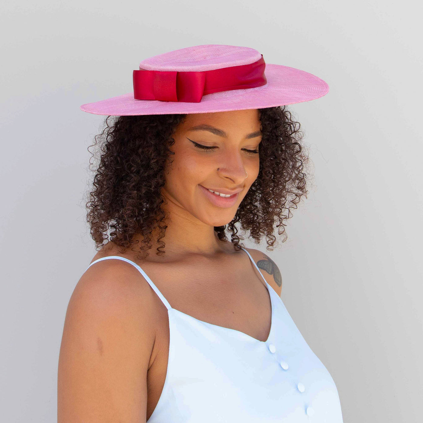 DRESS - Women's Low Profile Sinamay Fascinator Hat