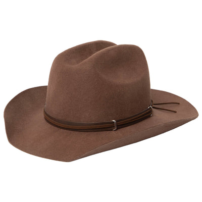 Wool Felt Cattlemans Crease Cowboy with Western Band by FRYE-COWBOY-San Diego Hat Company