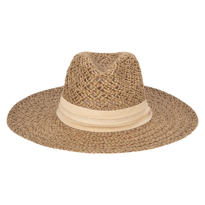 BUCKET - Well Crafted Fedora - Braided Hemp Fedora With Pleated Band