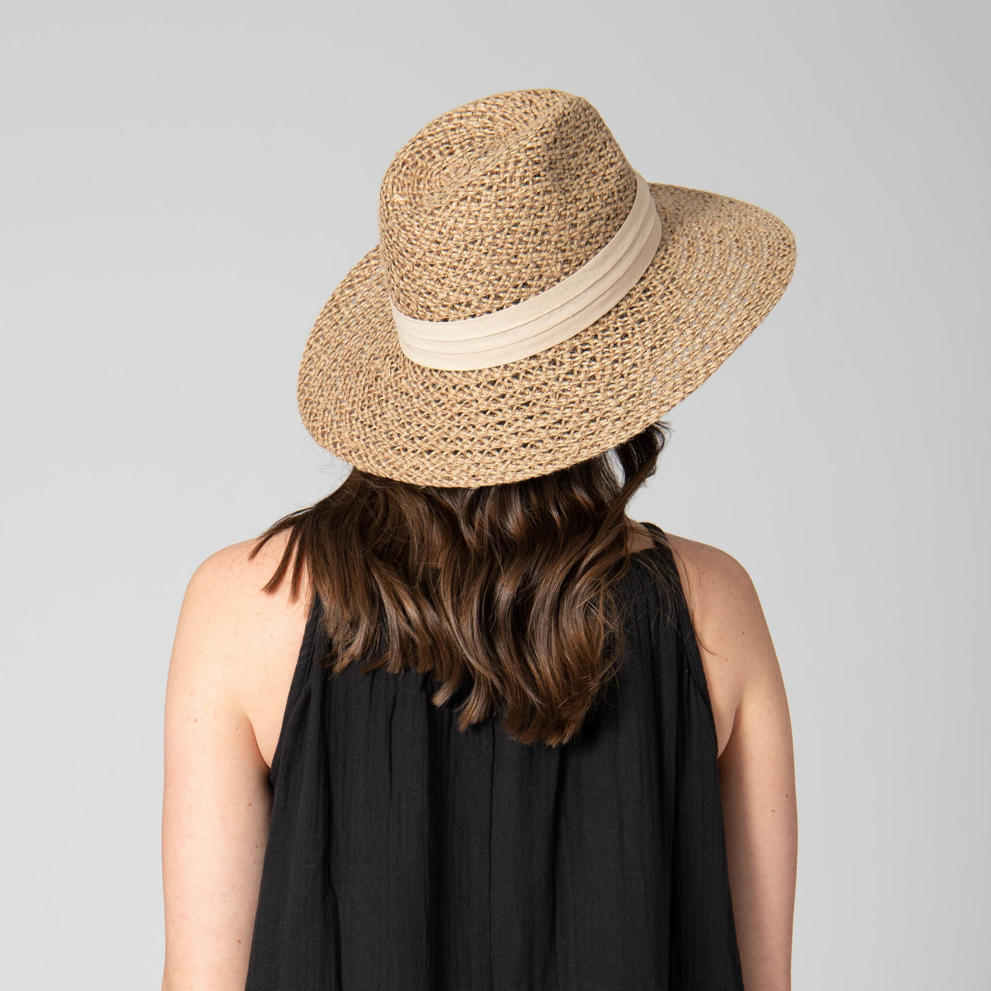 BUCKET - Well Crafted Fedora - Braided Hemp Fedora With Pleated Band