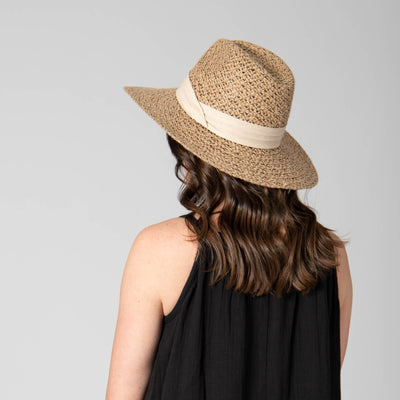 BUCKET - Well Crafted Fedora - Braided Hemp Fedora With Pleated Band