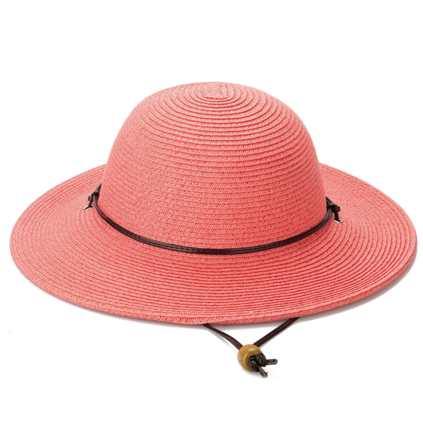 SUN BRIM - Hang Ten Kids Solid Sun Brim With Embroidered Patch And Chin Cord
