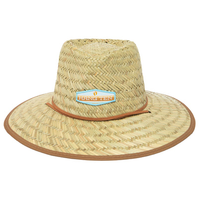 Hang Ten - Lifeguard Hat with Striped Under Brim Print-LIFEGUARD-San Diego Hat Company