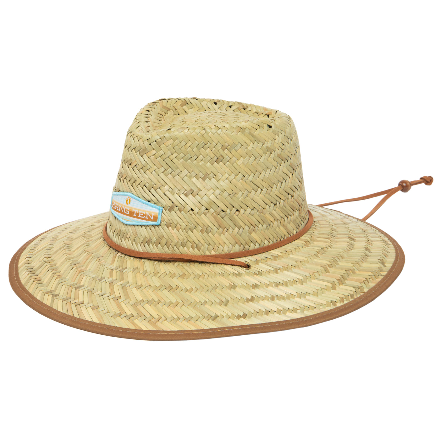 Hang Ten - Lifeguard Hat with Striped Under Brim Print-LIFEGUARD-San Diego Hat Company