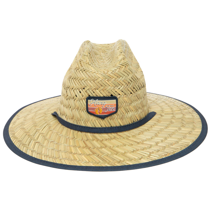 Tubular Lifeguard Hat with Striped Under Brim by Hang Ten – San