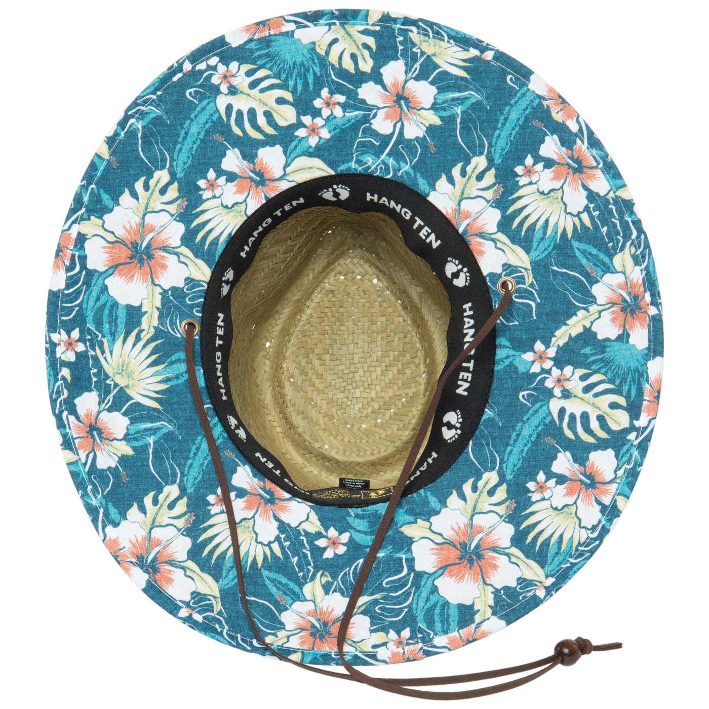 Shoots - Lifeguard Hat with Pinch Crown and Floral Print by Hang Ten-LIFEGUARD-San Diego Hat Company