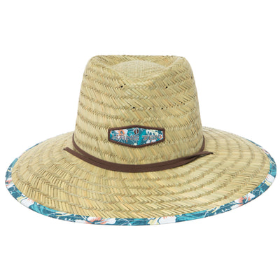 Shoots - Lifeguard Hat with Pinch Crown and Floral Print by Hang Ten-LIFEGUARD-San Diego Hat Company