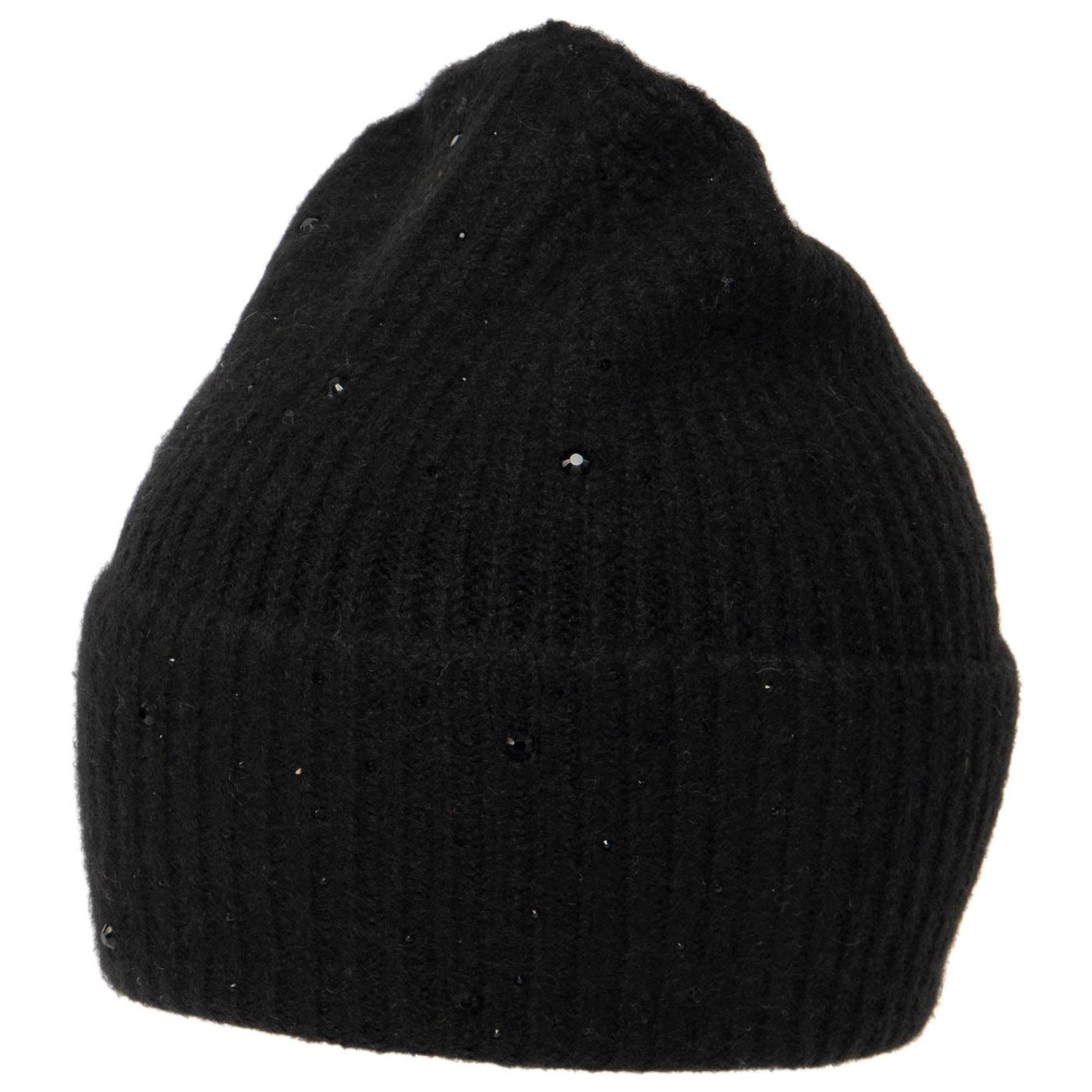 Juliet - Rib Knit Cuff Beanie with Tonal Rhinestones-BEANIE-San Diego Hat Company