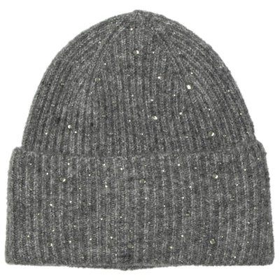 Juliet - Rib Knit Cuff Beanie with Tonal Rhinestones-BEANIE-San Diego Hat Company