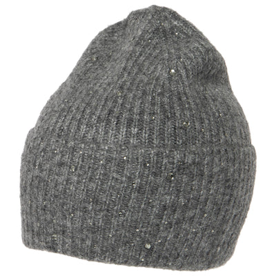 Juliet - Rib Knit Cuff Beanie with Tonal Rhinestones-BEANIE-San Diego Hat Company