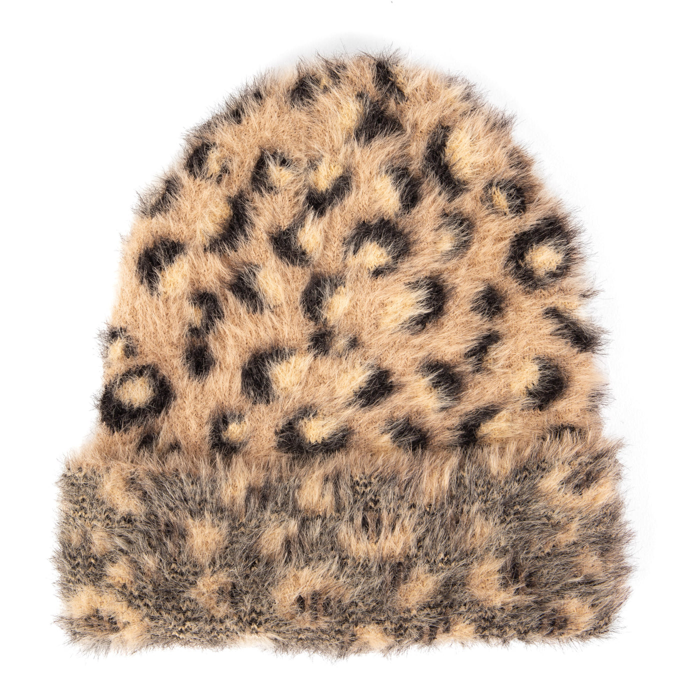 Alessia - Leopard Cuffed Beanie-BEANIE-San Diego Hat Company