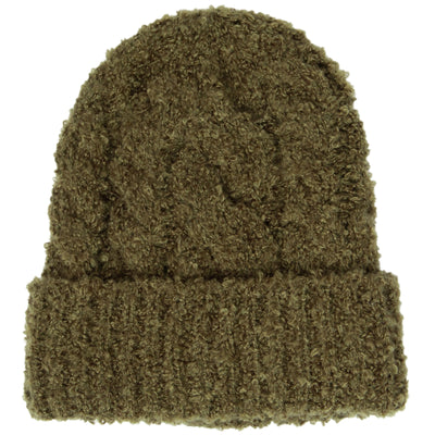 BEANIE - Hayride - Boucle Cable Knit Beanie