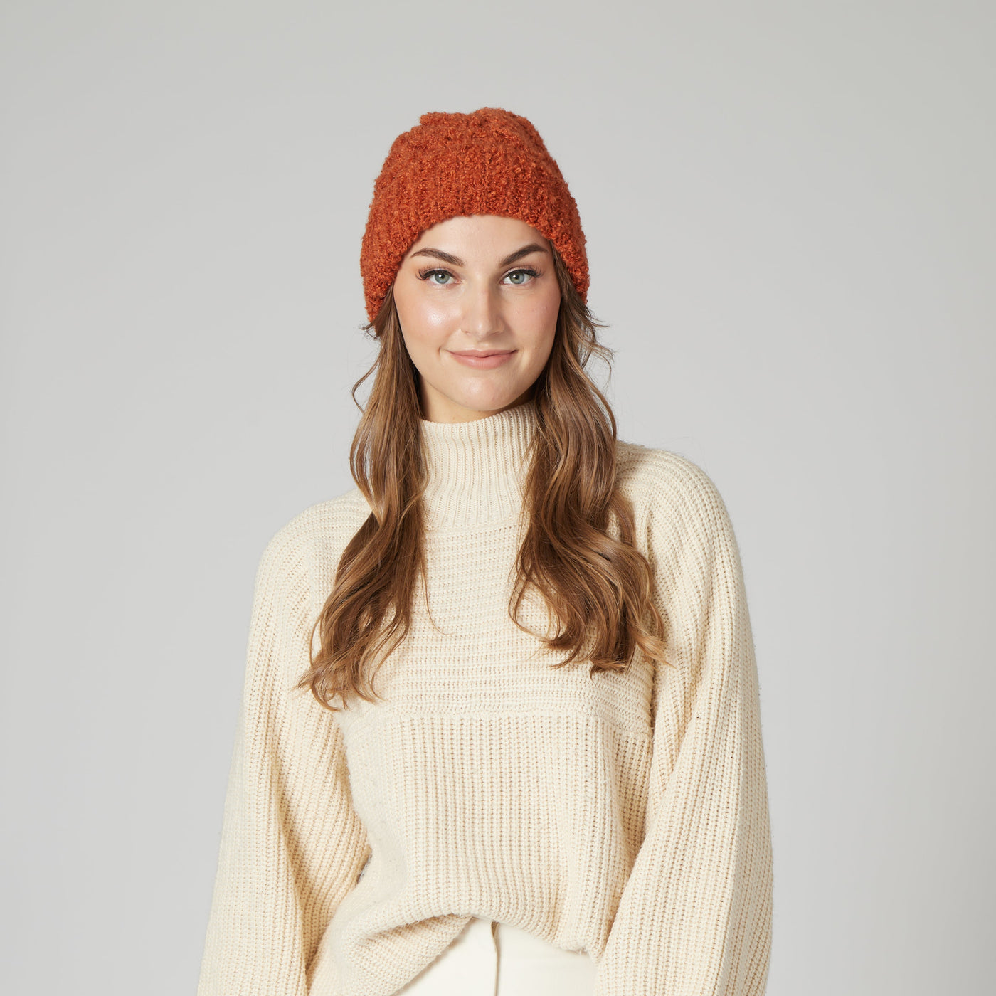 BEANIE - Hayride - Boucle Cable Knit Beanie