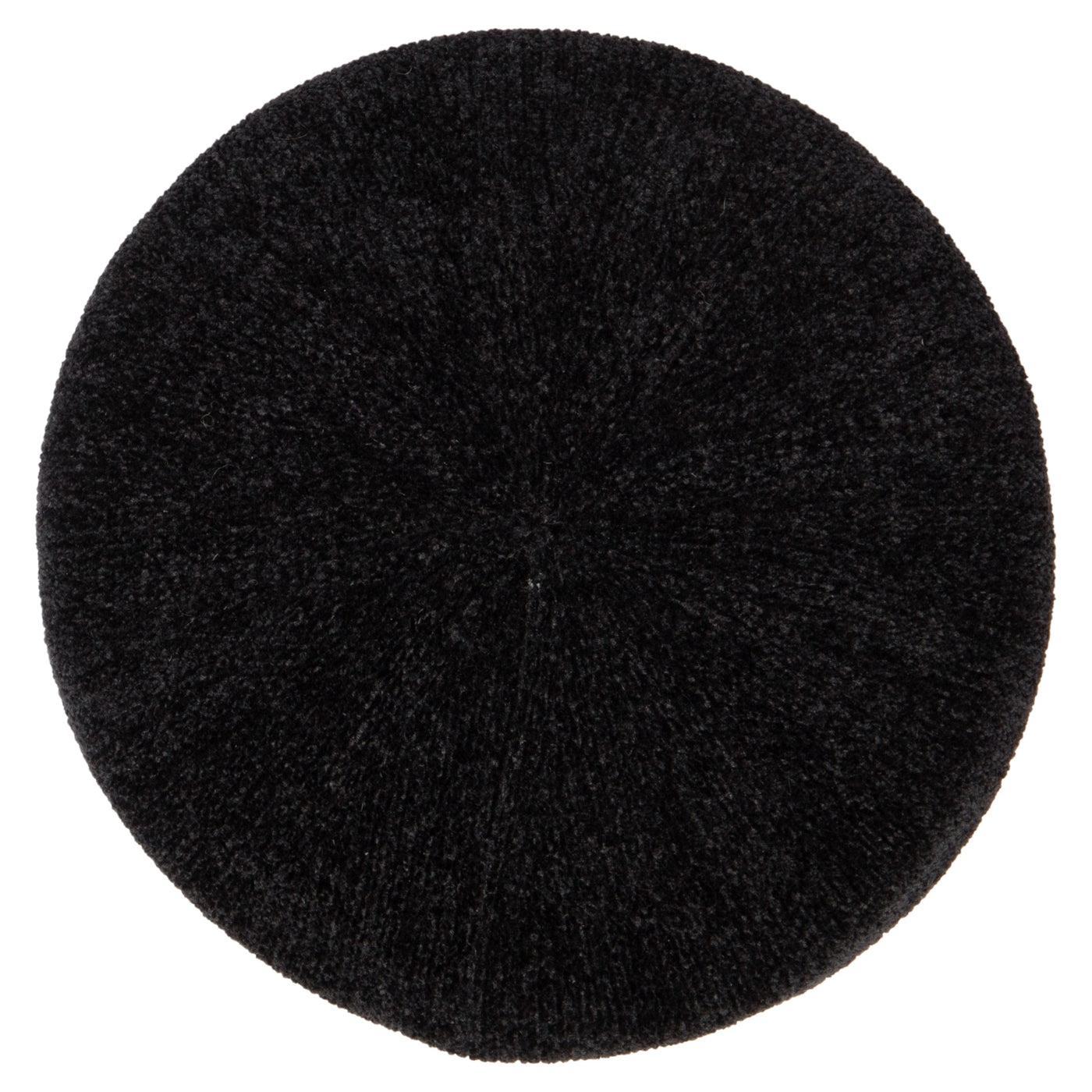 BERET - Women's Chenille Beret W/Faux Leather Band