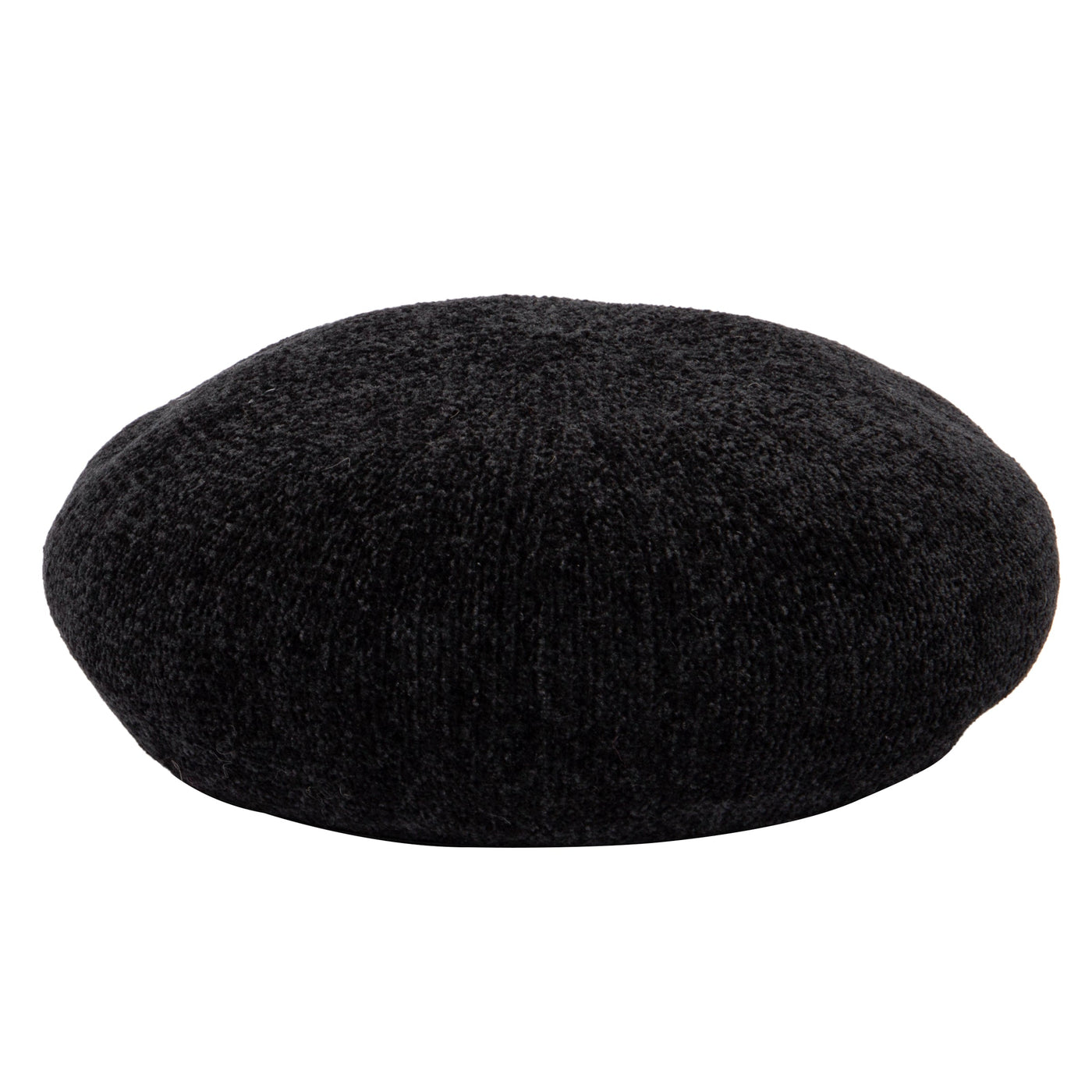 BERET - Women's Chenille Beret W/Faux Leather Band