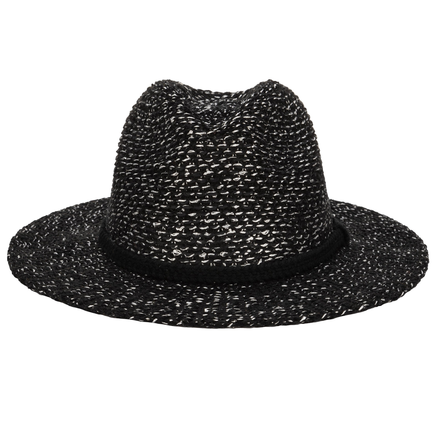 FEDORA - Women's Fedora W/Woven Lurex&Braided Trim