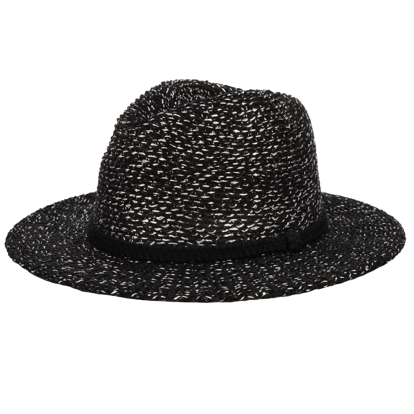 FEDORA - Women's Fedora W/Woven Lurex&Braided Trim