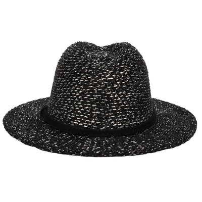 FEDORA - Women's Fedora W/Woven Lurex&Braided Trim