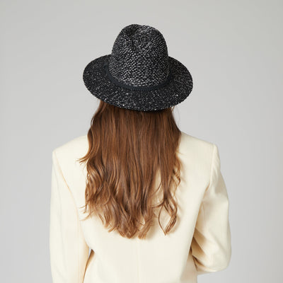 FEDORA - Women's Fedora W/Woven Lurex&Braided Trim