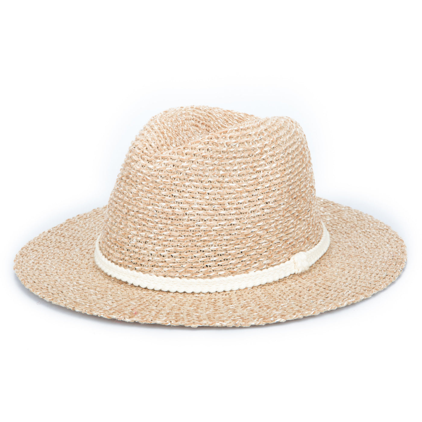 Women's Fedora w/Woven Lurex&Braided Trim – San Diego Hat Company