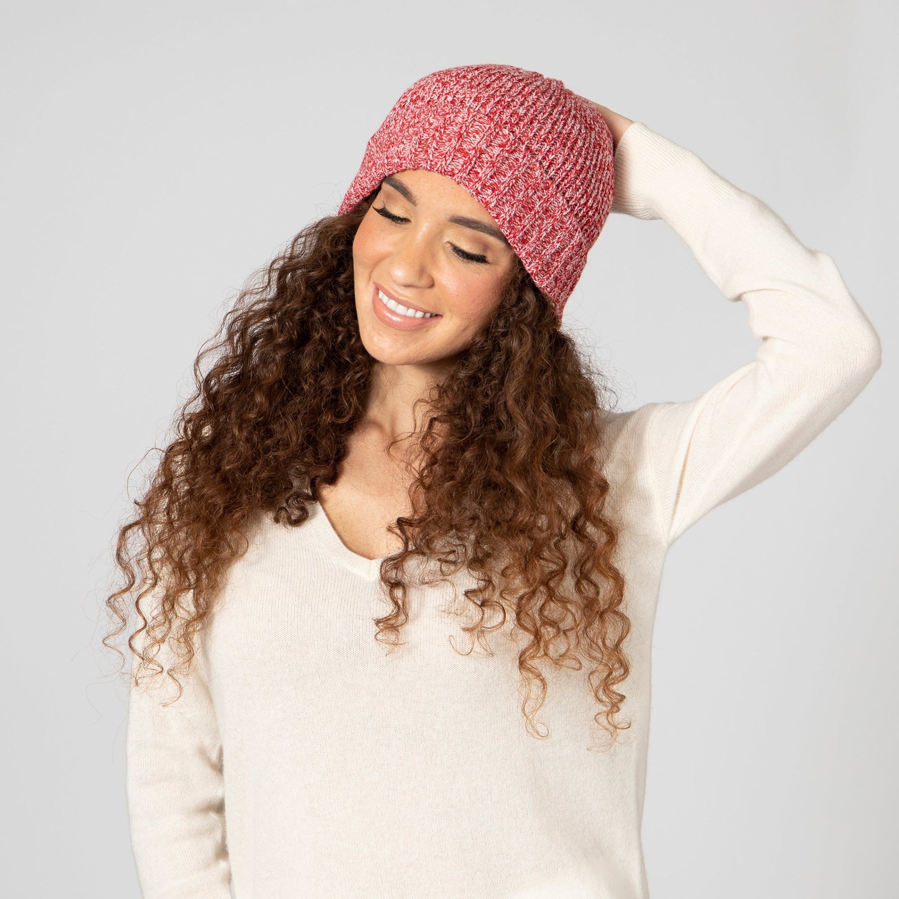 Women\'s Marled Knit Cuff Beanie – San Diego Hat Company