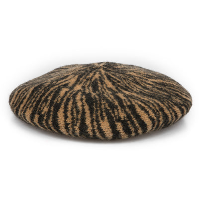 BERET - Women's Tiger/Zebra Pattern Beret