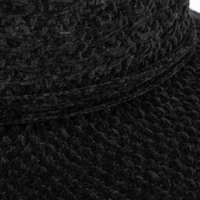 FEDORA - Women's Chenille Knit Wide Brim Fedora