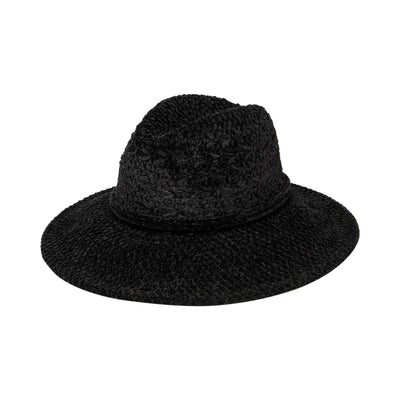 FEDORA - Women's Chenille Knit Wide Brim Fedora