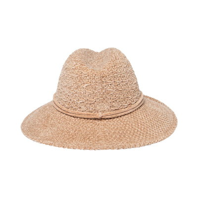 FEDORA - Women's Chenille Knit Wide Brim Fedora