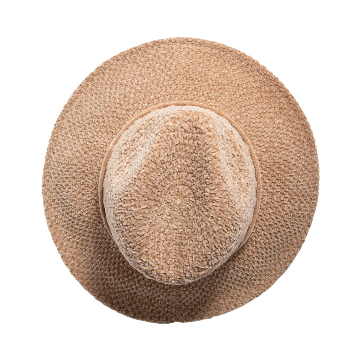 FEDORA - Women's Chenille Knit Wide Brim Fedora