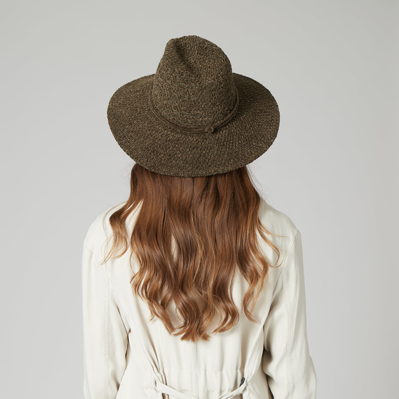 FEDORA - Women's Chenille Knit Wide Brim Fedora