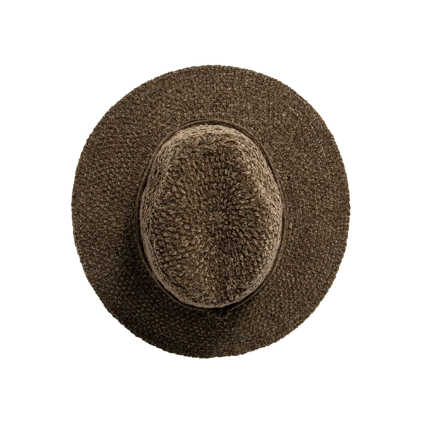 FEDORA - Women's Chenille Knit Wide Brim Fedora