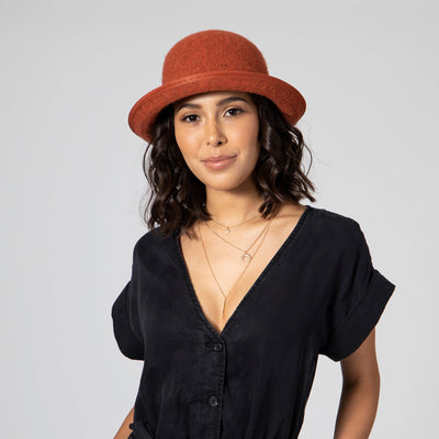 BUCKET - Women's Machine Knit 6-Way Cloche