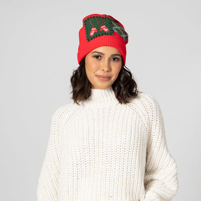BEANIE - Women's Holiday Patch Beanie