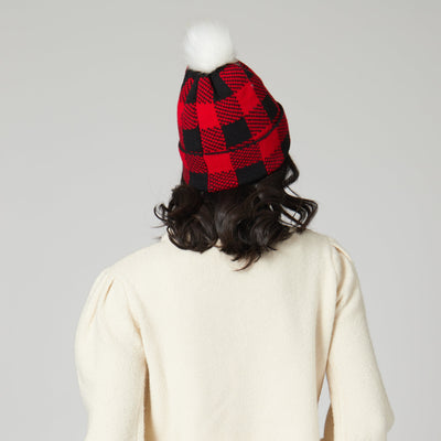 BEANIE - Buffalo Check Beanie