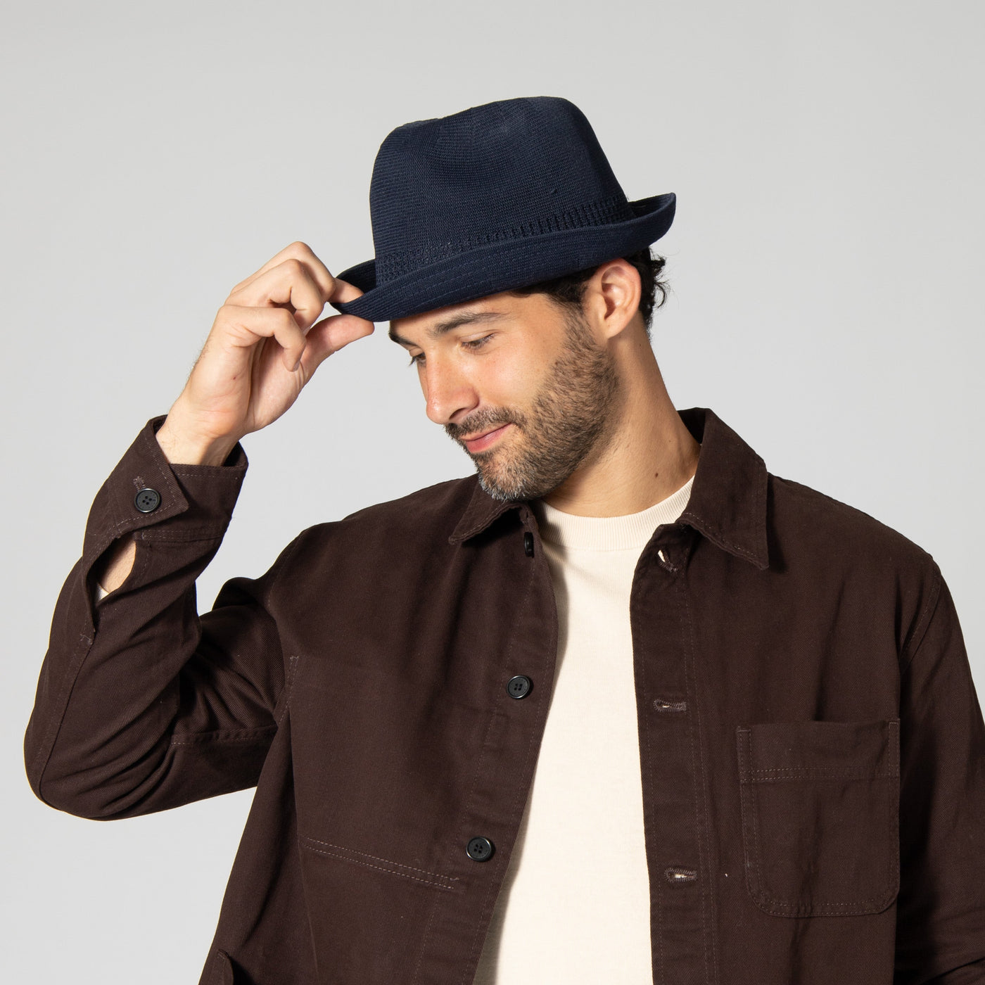 FEDORA - Mens Turned Brim Fedora