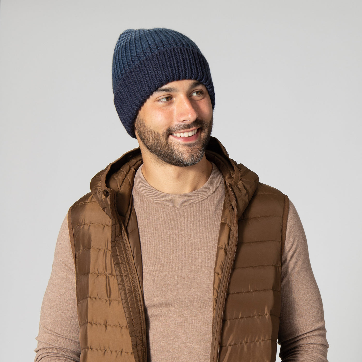 BEANIE - Men's Gradient Knit Cuffed Beanie