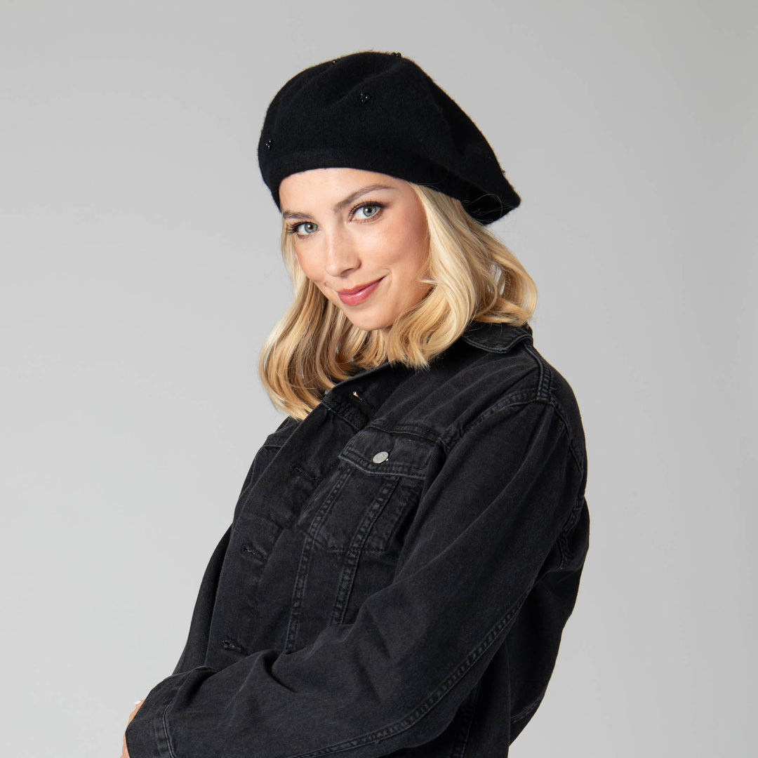 Touch of Glam Beret – San Diego Hat Company