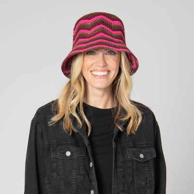 Dolly - Chevron Weave Bucket Hat-BUCKET-San Diego Hat Company