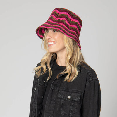 Dolly - Chevron Weave Bucket Hat-BUCKET-San Diego Hat Company