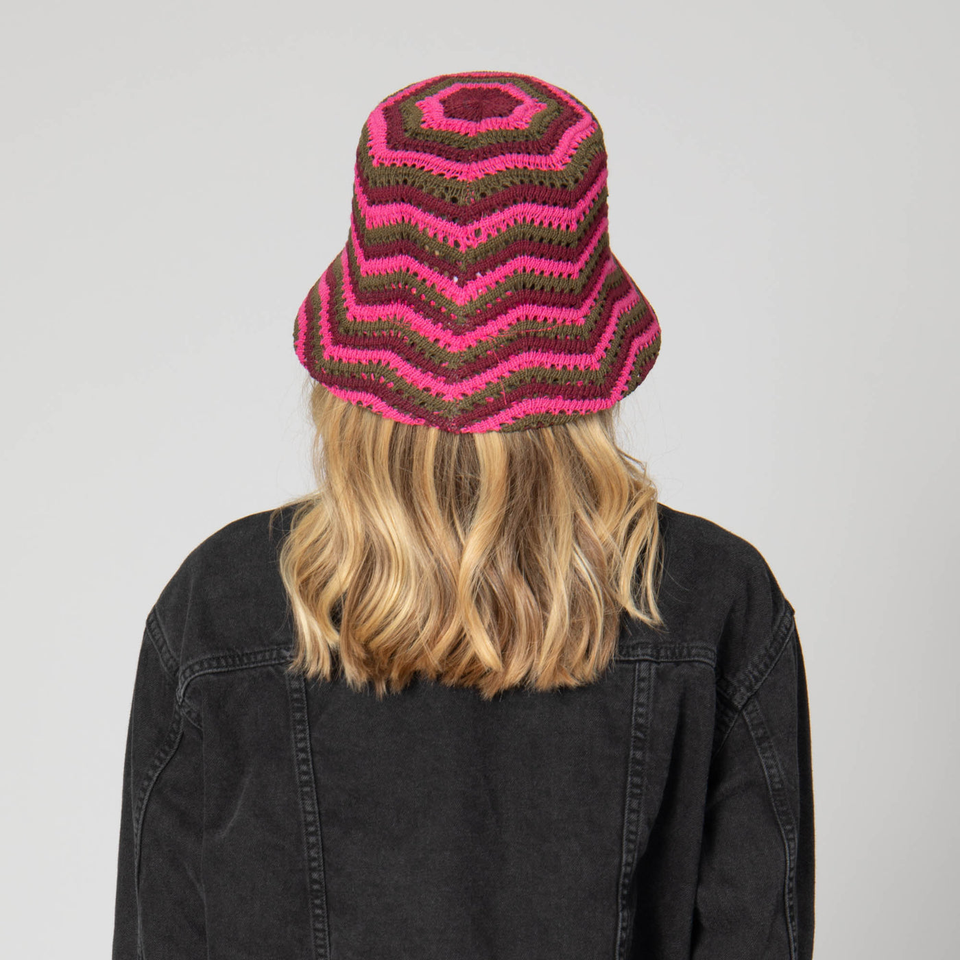 Dolly - Chevron Weave Bucket Hat-BUCKET-San Diego Hat Company