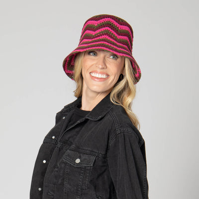Dolly - Chevron Weave Bucket Hat-BUCKET-San Diego Hat Company