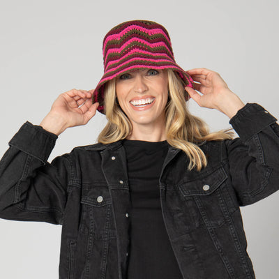 Dolly - Chevron Weave Bucket Hat-BUCKET-San Diego Hat Company