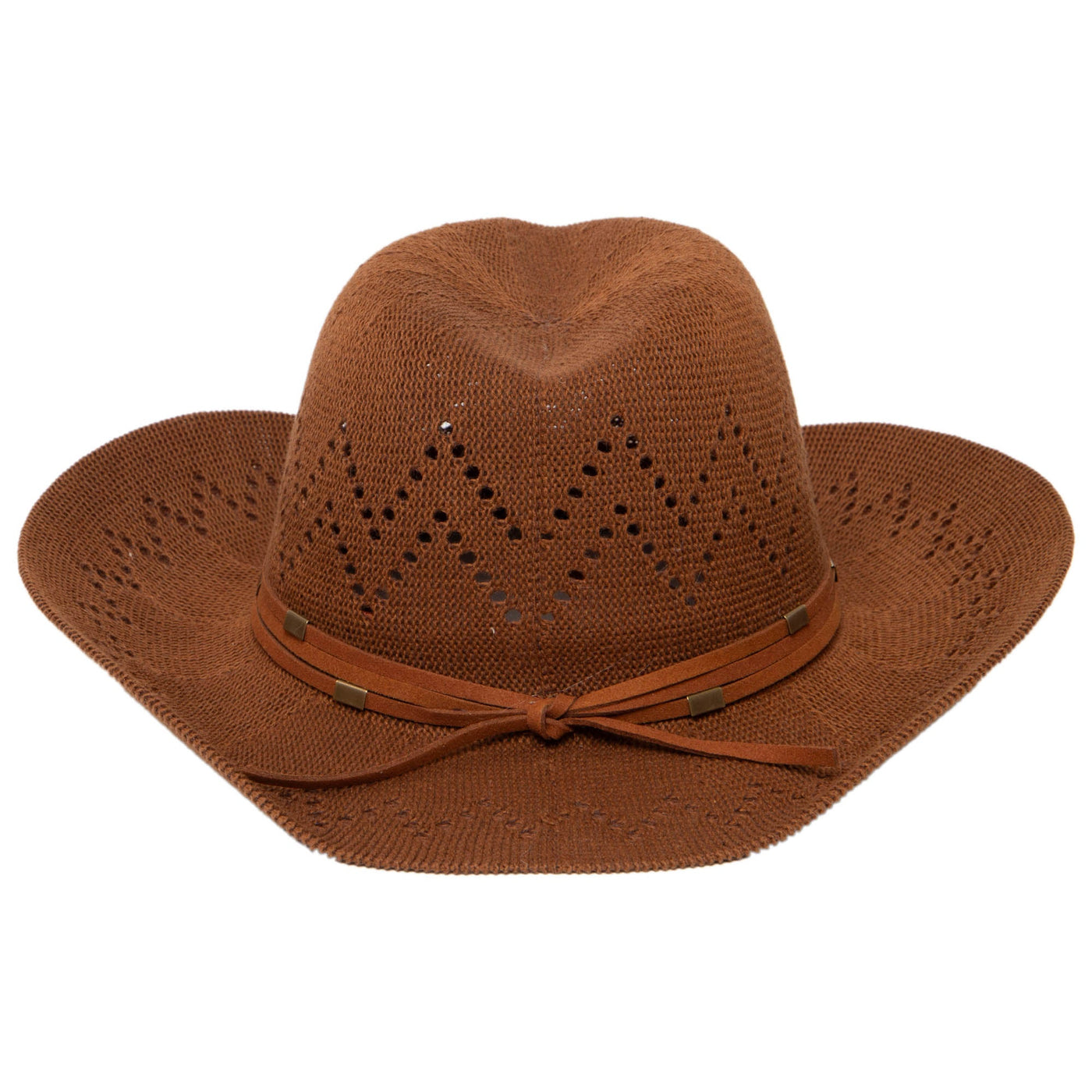 Nash - Ventilated Crown Cowboy with Wrapped Suede Band-COWBOY-San Diego Hat Company