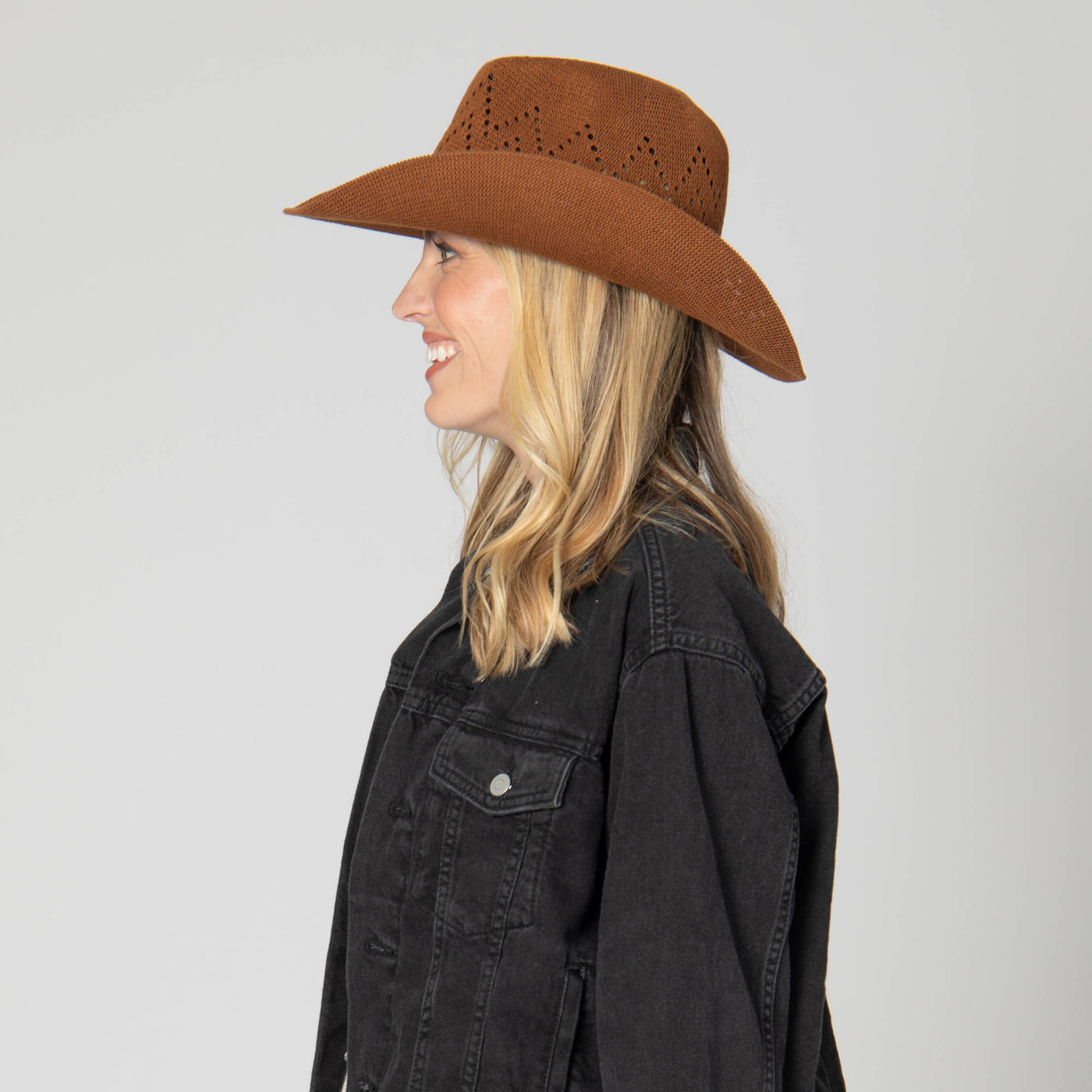 Nash - Ventilated Crown Cowboy with Wrapped Suede Band-COWBOY-San Diego Hat Company