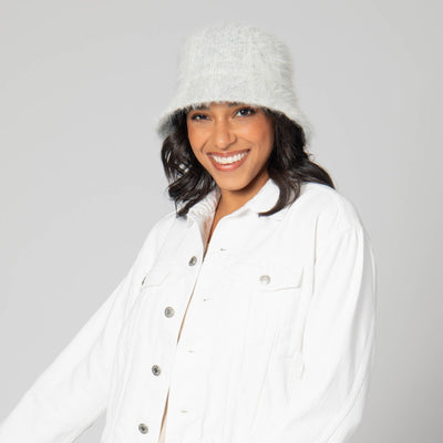 Stevie - Bucket Hat with All Over Tonal Sequins-BUCKET-San Diego Hat Company